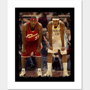 Lebron James vs Carmelo Anthony Posters and Art